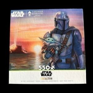 Star Wars the Mandalorian Thomas Kinkade Studios  550 Piece Puzzle - New
